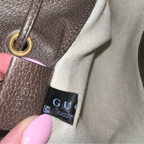 Authentic Gucci Ophidia bucket bag with leather trimming (Rare Item) - Picture 9 of 12